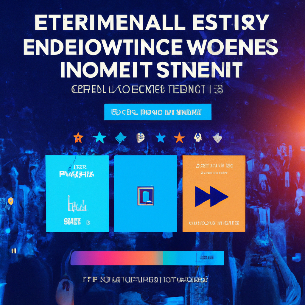 Feature collage: badges, waveform, countdown HUD